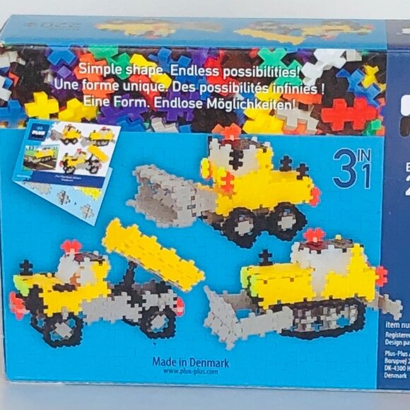 Plus-Plus 220pc Pastel 3 In 1 Building Set Made in Denmark New Sealed For Age 5+ - Picture 9 of 11